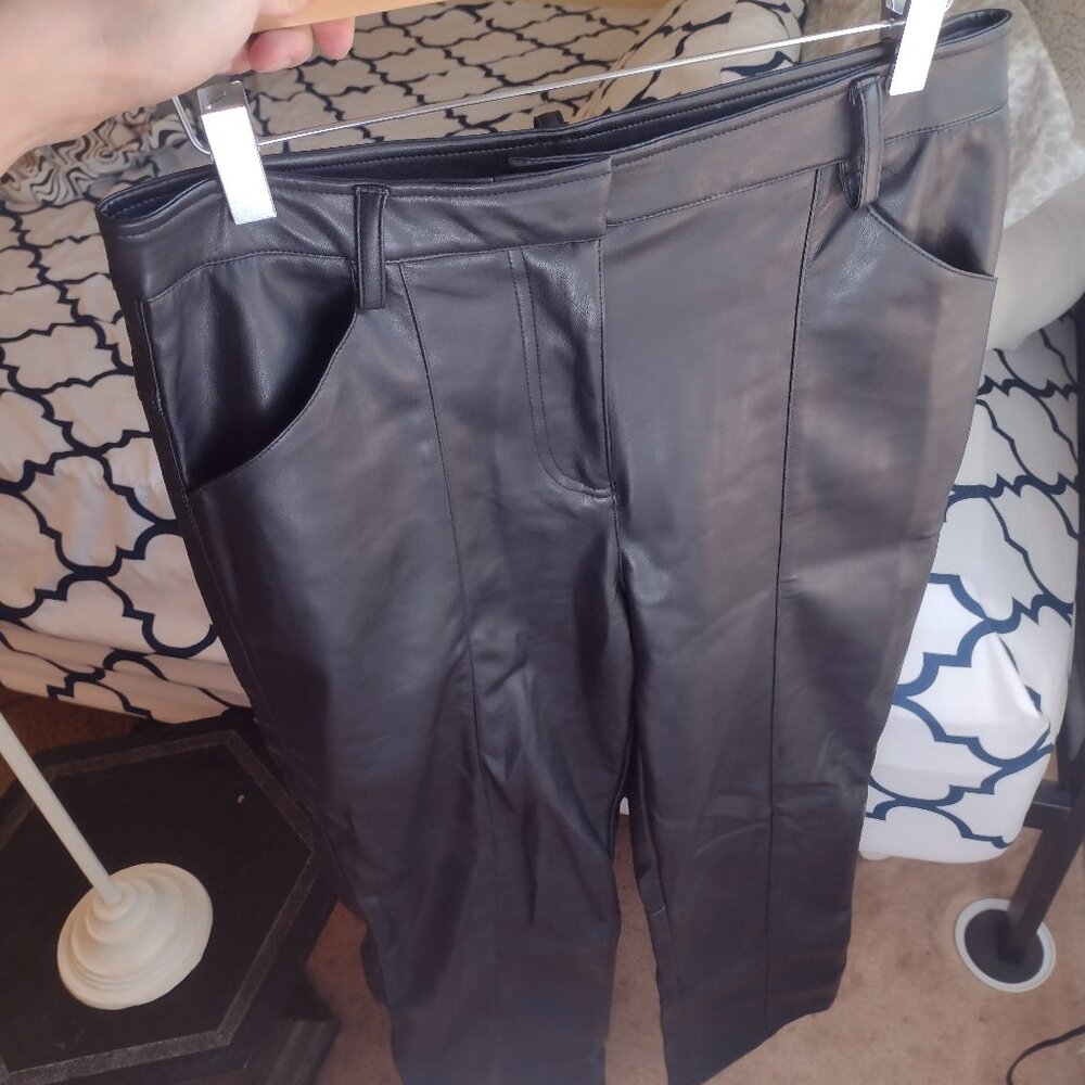 Faux Leather Pants
